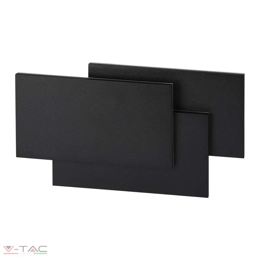 11W LED fekvő téglalapok fali lámpa fekete IP20 11W LED fekvő téglalapok fali lámpa fekete IP20