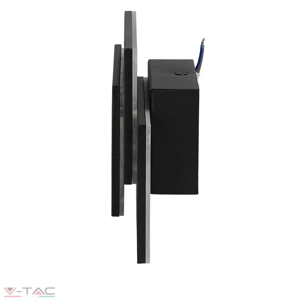 11W LED fekvő téglalapok fali lámpa fekete IP20 11W LED fekvő téglalapok fali lámpa fekete IP20