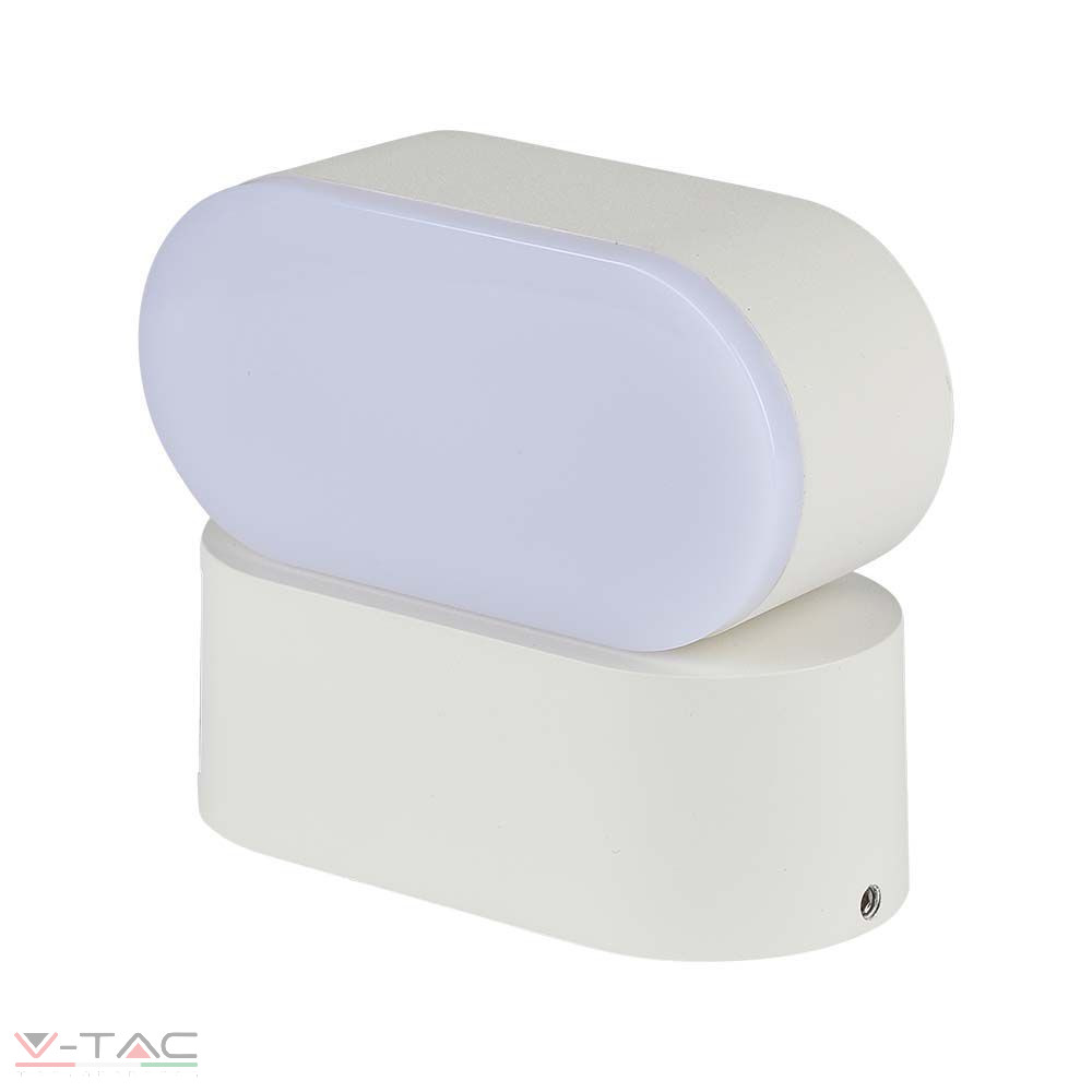 5W LED ovális fali lámpatest fehér IP65 5W LED ovális fali lámpatest fehér IP65