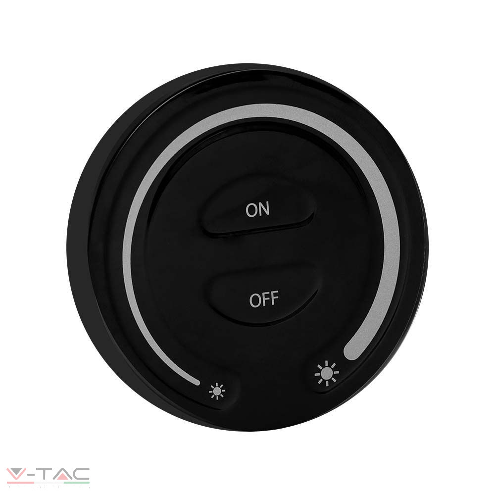 HelloLED V-Tac Érintésvezérlő dimmer egyszínű LED szalaghoz, fekete - 2920 HelloLED V-Tac Érintésvezérlő dimmer egyszínű LED szalaghoz, fekete - 2920