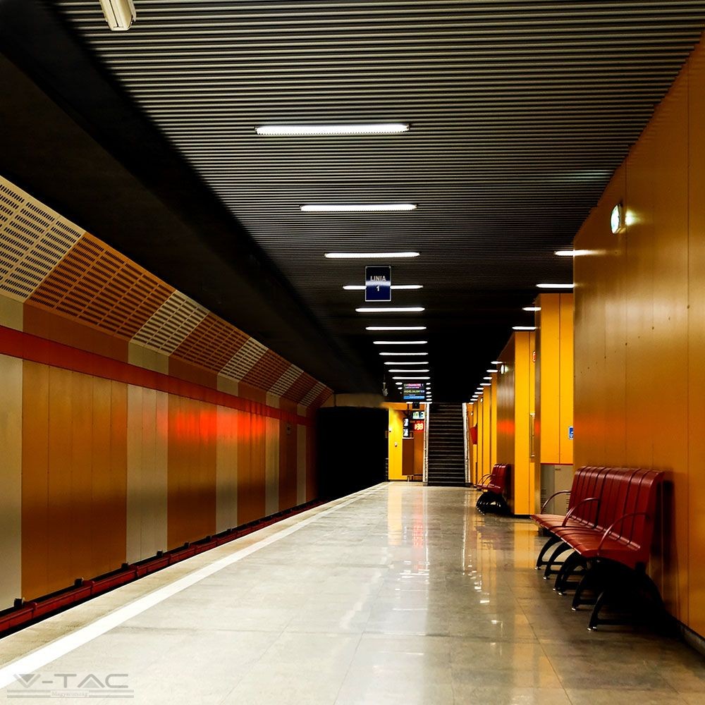 Vízálló armatúra 150 cm 2 x T8 foglalattal - 6715 Vízálló armatúra 150 cm 2 x T8 foglalattal - 6715