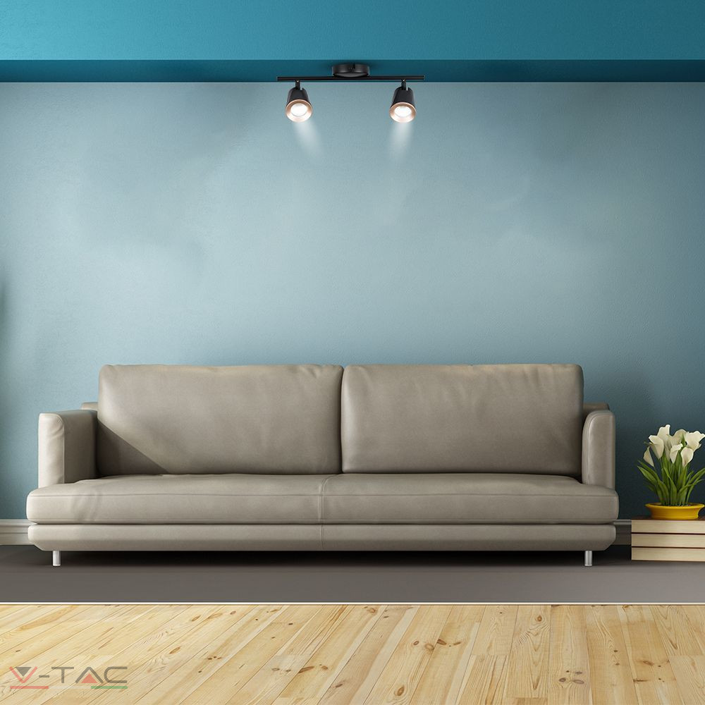 HelloLED V-Tac 10W Beltéri fekete fali lámpa HelloLED V-Tac 10W Beltéri fekete fali lámpa