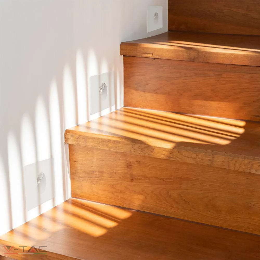 3W LED szögletes lépcsővilágítás 3W LED szögletes lépcsővilágítás