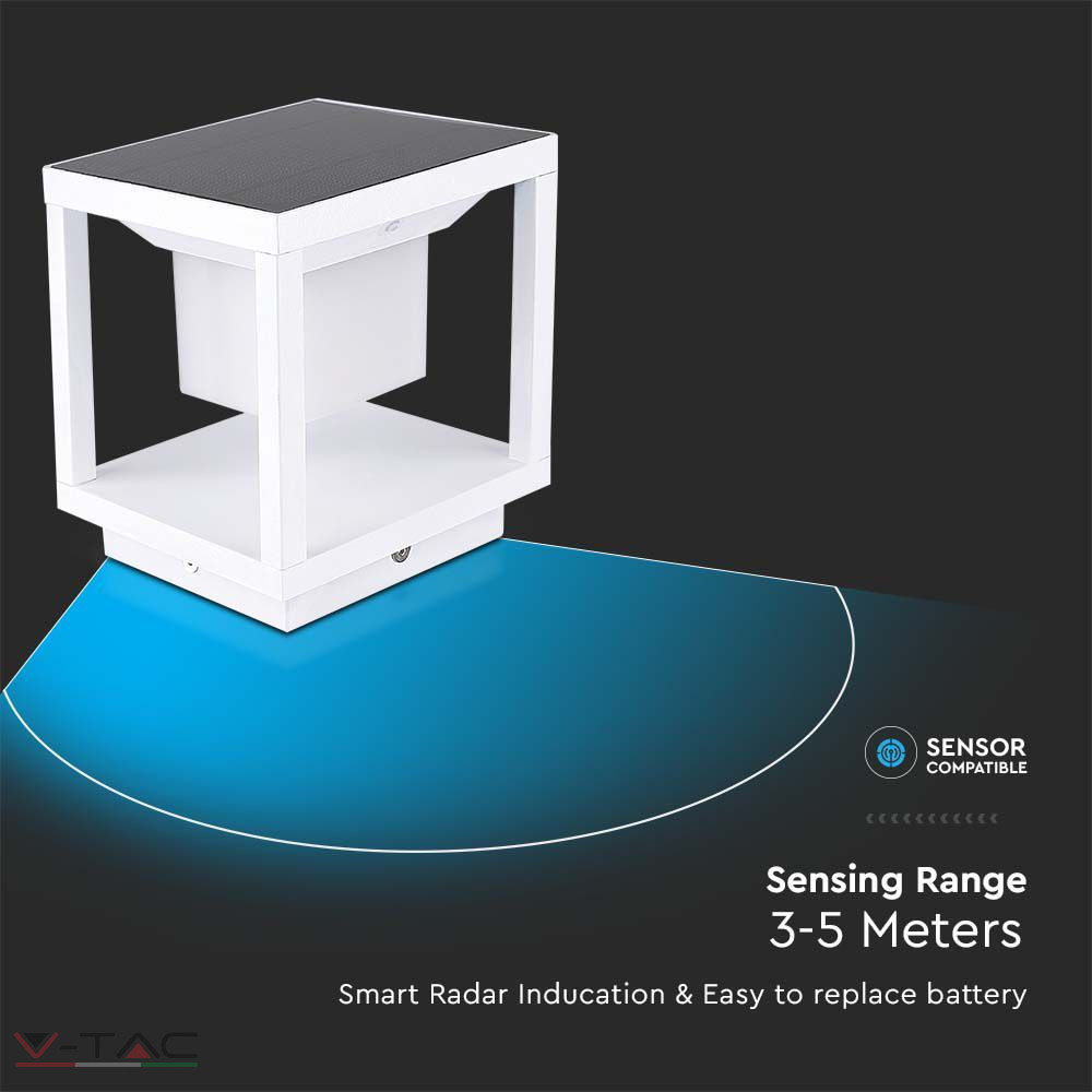 HelloLED 3W Napelemes LED kerti lámpa 3000K IP65 - 6806 HelloLED 3W Napelemes LED kerti lámpa 3000K IP65 - 6806