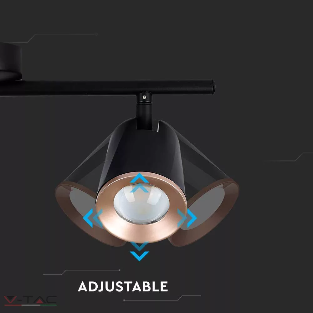 HelloLED 15W Beltéri fekete fali lámpa HelloLED 15W Beltéri fekete fali lámpa