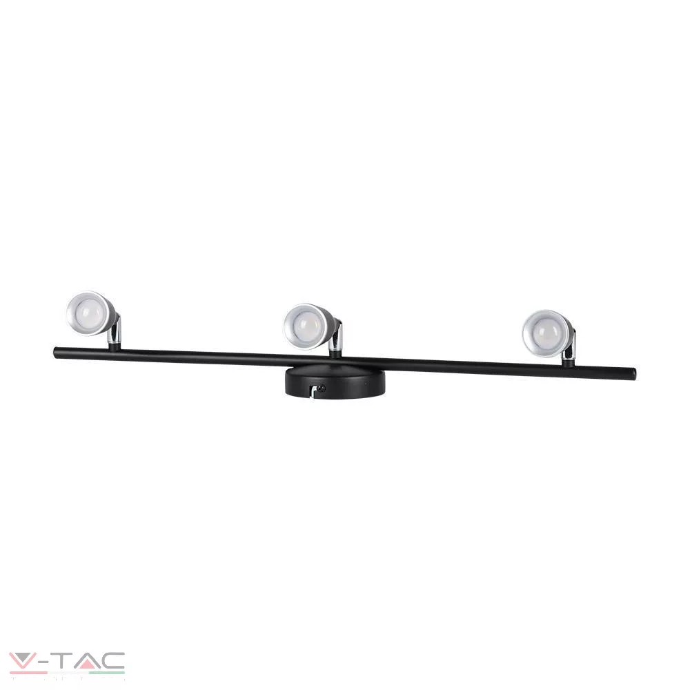 HelloLED 3 x 4,5W forgatható LED lámpa fekete HelloLED 3 x 4,5W forgatható LED lámpa fekete