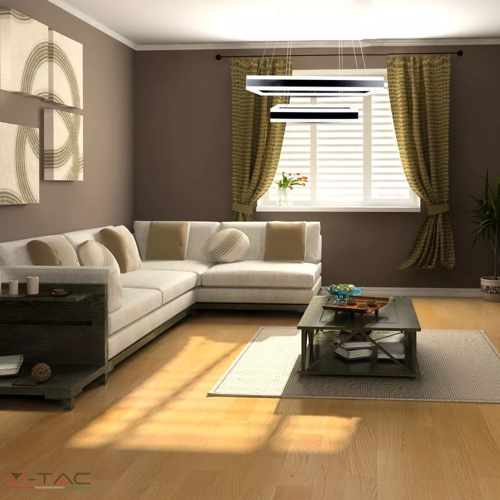 HelloLED 113W Négyszög fekete design csillár 2 részes dimmelhető HelloLED 113W Négyszög fekete design csillár 2 részes dimmelhető