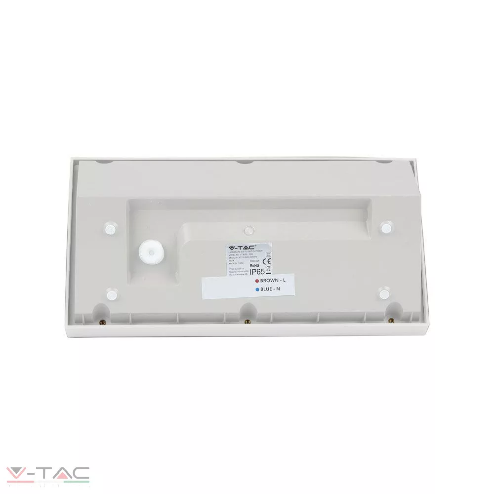 HelloLED 20W Kültéri fali lámpa fehér IP65 HelloLED 20W Kültéri fali lámpa fehér IP65