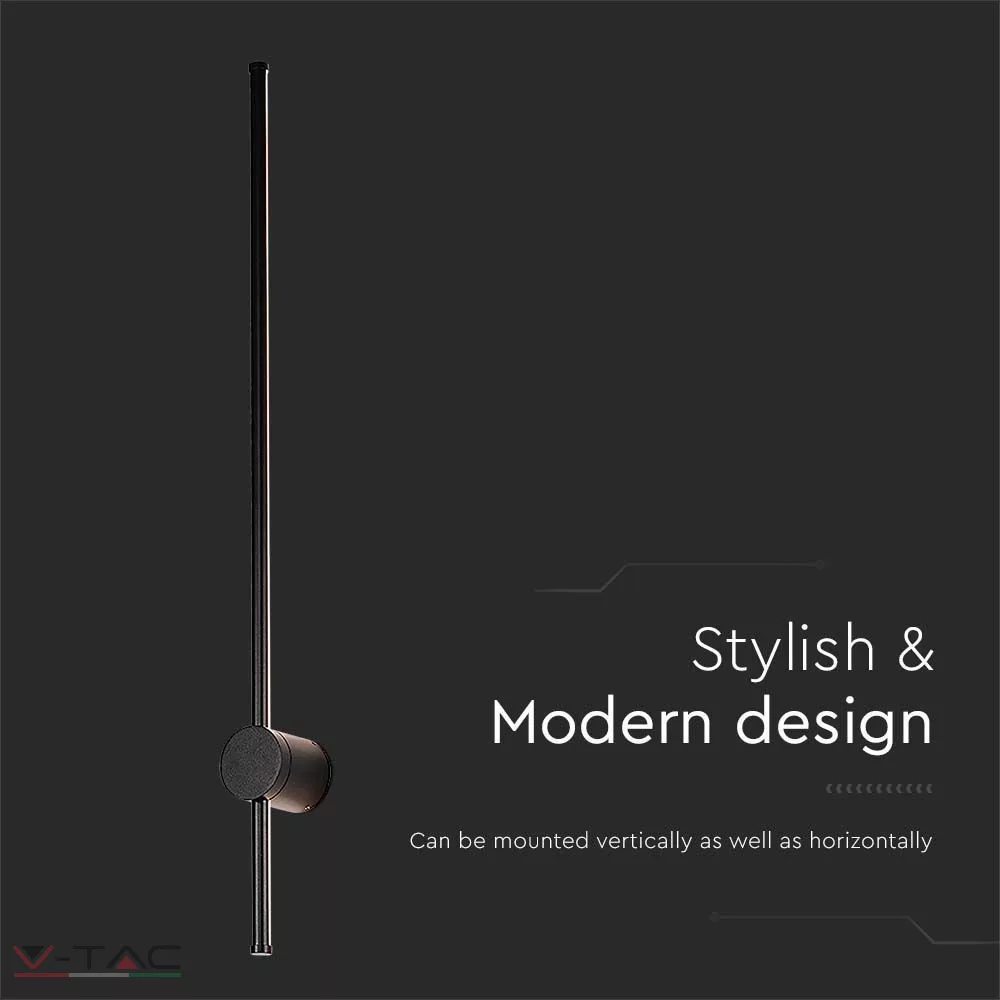 HelloLED 12W LED fekete fali lámpa IP65 HelloLED 12W LED fekete fali lámpa IP65