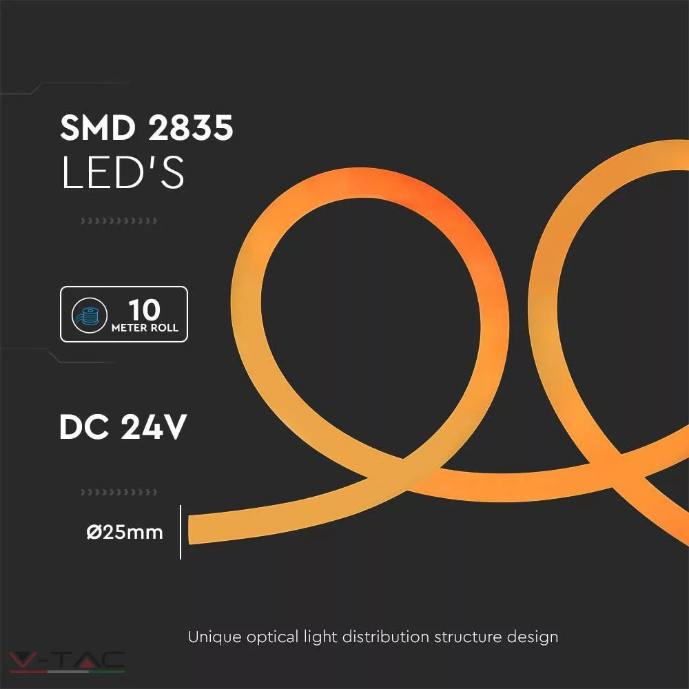 HelloLED 12W Neon Flex borostyán - 6873 HelloLED 12W Neon Flex borostyán - 6873