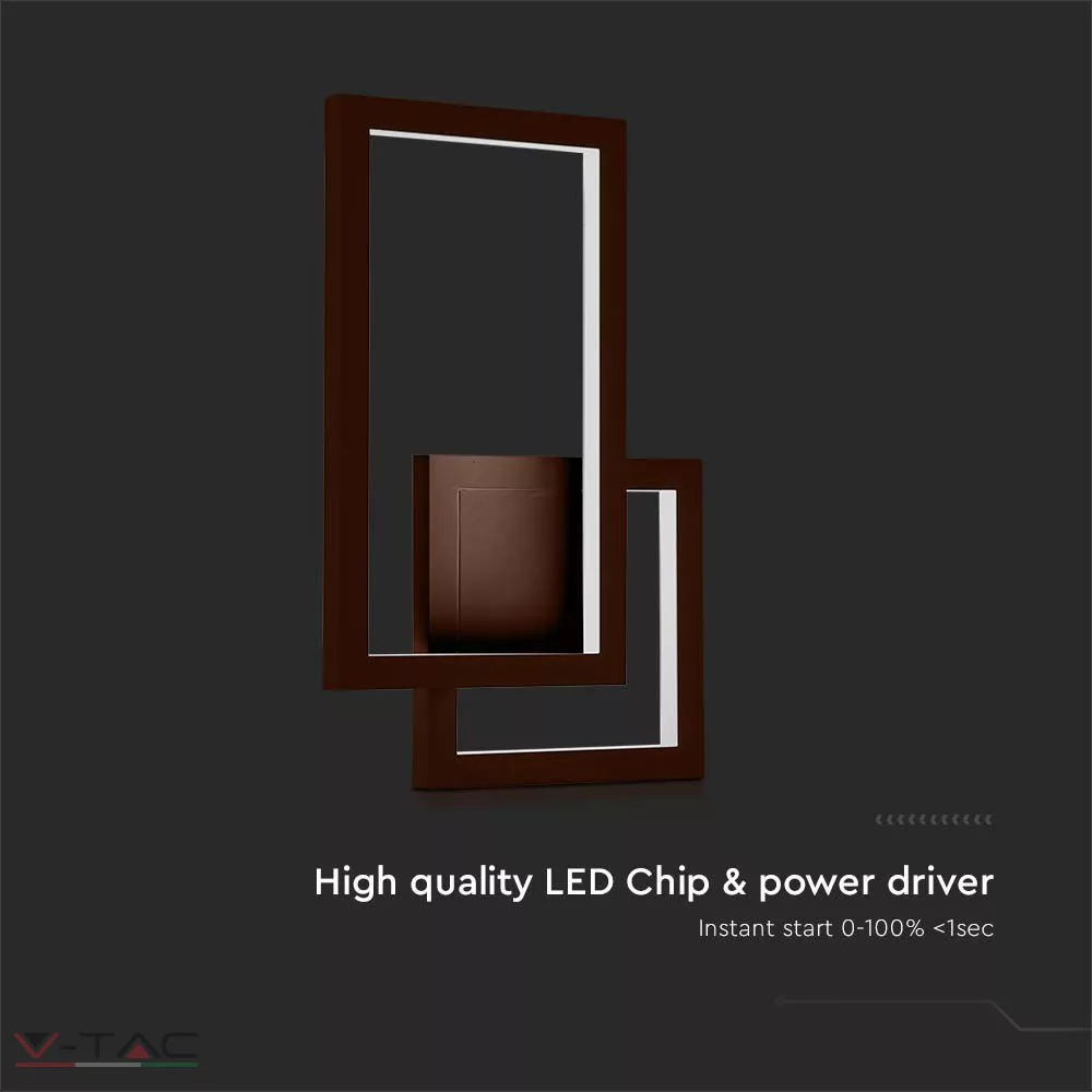 20W LED fali lámpa Corten IP20 20W LED fali lámpa Corten IP20