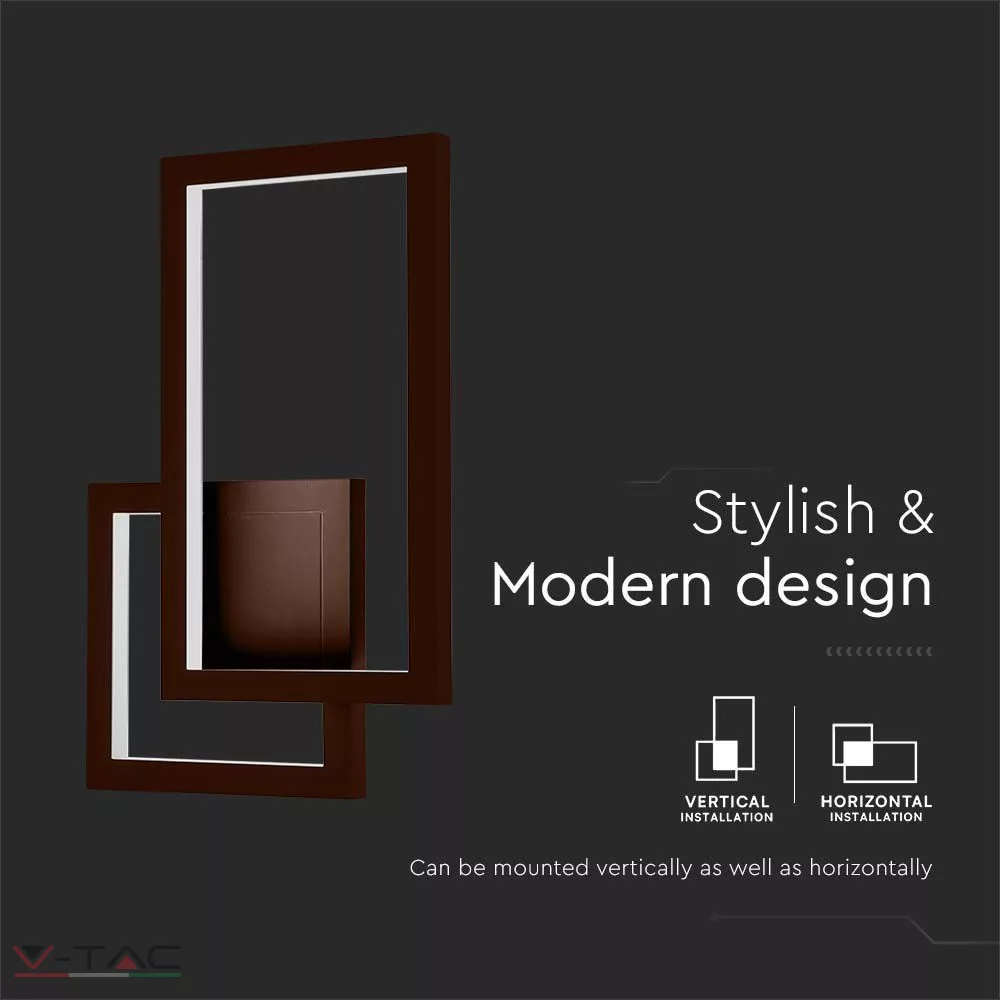 20W LED fali lámpa Corten IP20 20W LED fali lámpa Corten IP20