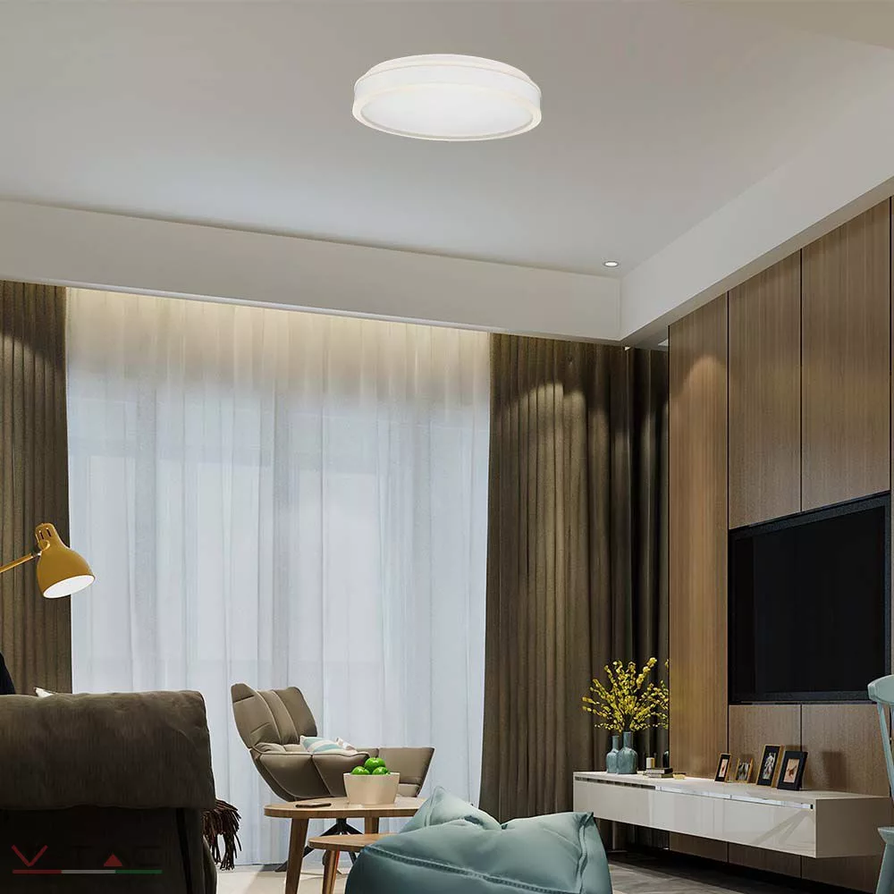 42W Fehér keretes LED TRIAC dimmelhető mennyezeti lámpa kör 42W Fehér keretes LED TRIAC dimmelhető mennyezeti lámpa kör