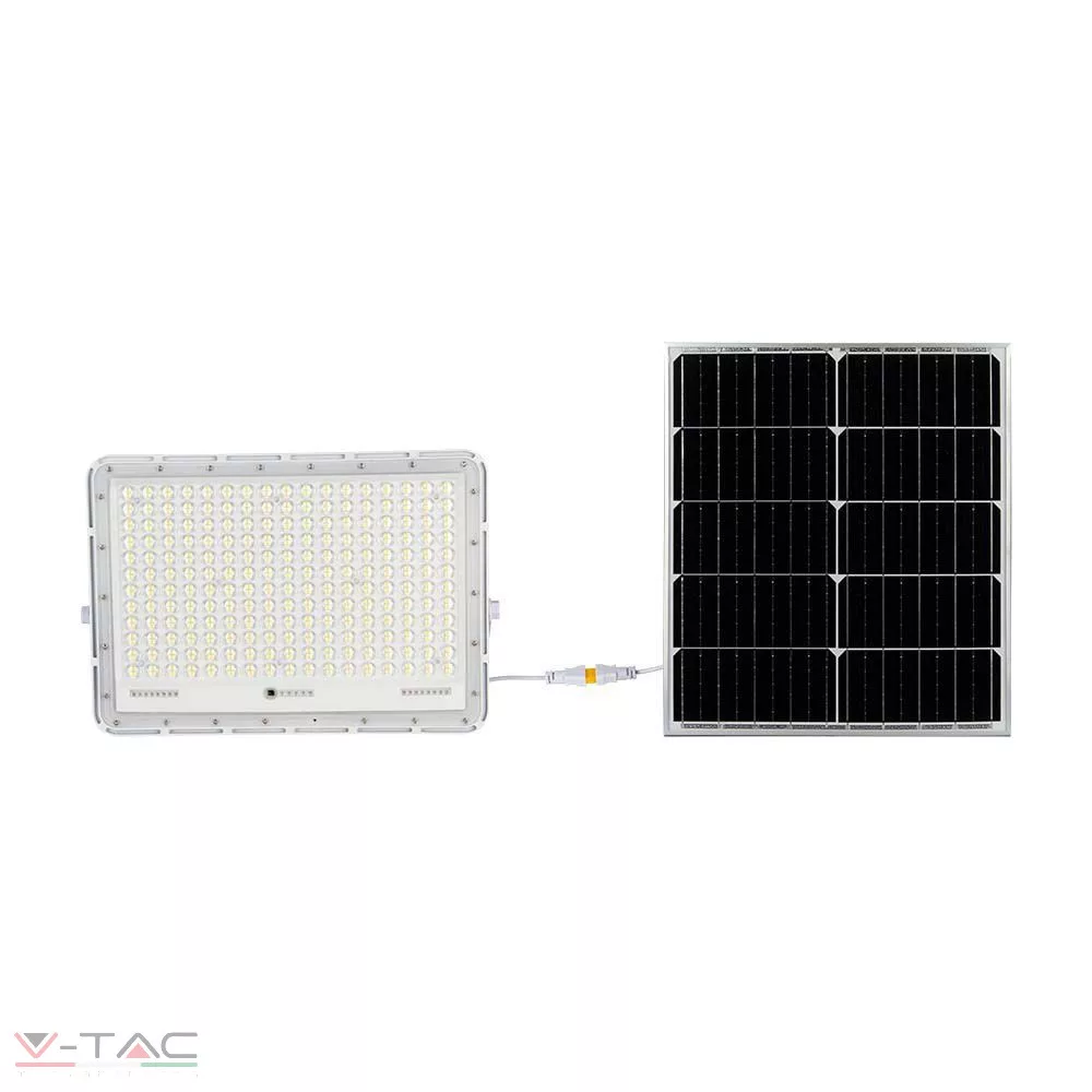 HelloLED 30W Napelemes fehér LED reflektor távirányítóval 4000K 20000 mAh - 7848 V-TAC HelloLED 30W Napelemes fehér LED reflektor távirányítóval 4000K 20000 mAh - 7848 V-TAC