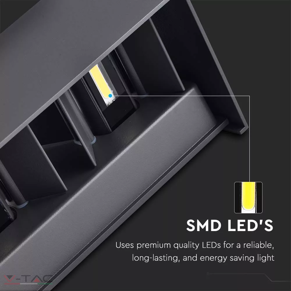 HelloLED - 24W Állítható fali lámpa fekete IP65 HelloLED - 24W Állítható fali lámpa fekete IP65