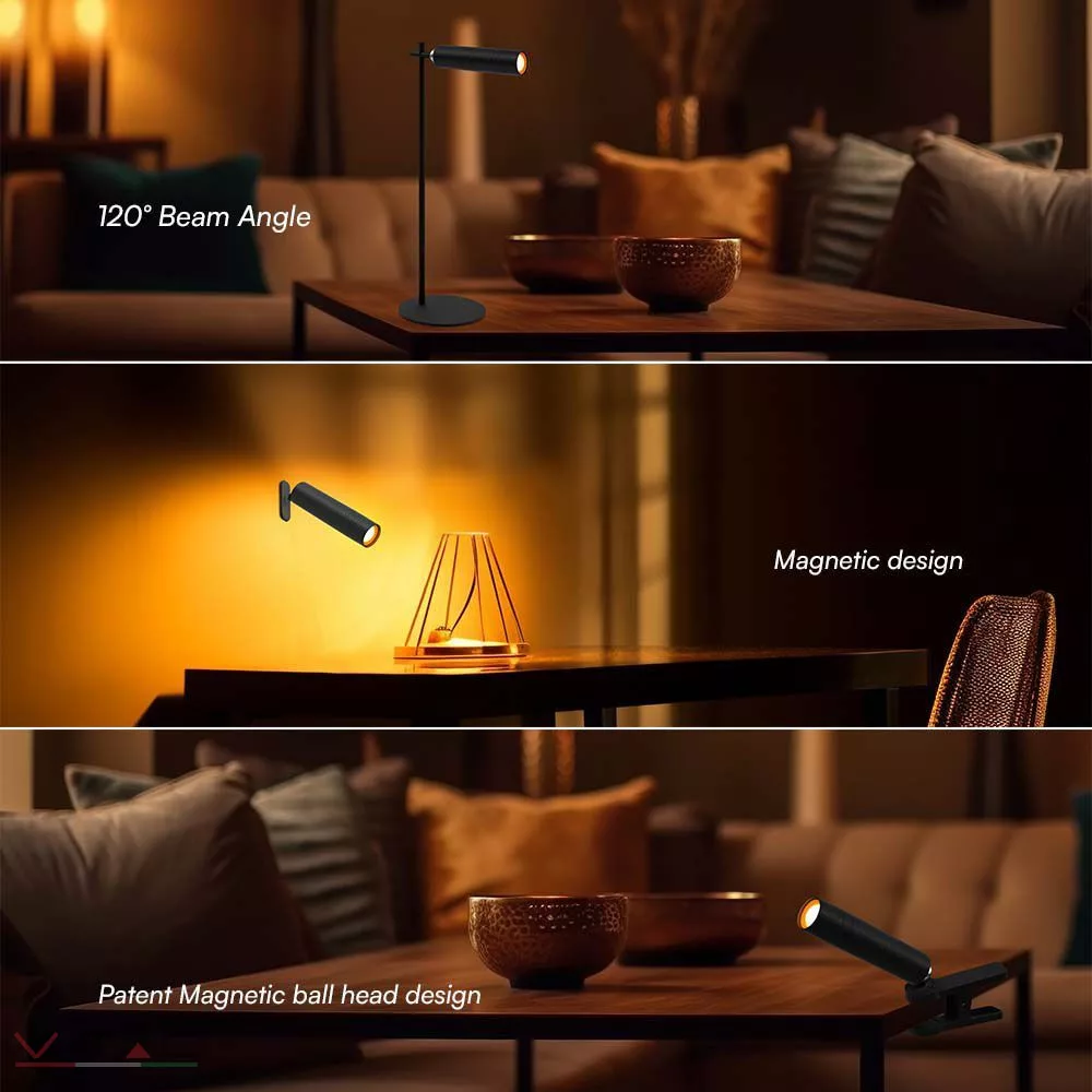 3W LED Mágneses 3in1 fekete asztali lámpa 4000K - 23042 3W LED Mágneses 3in1 fekete asztali lámpa 4000K - 23042