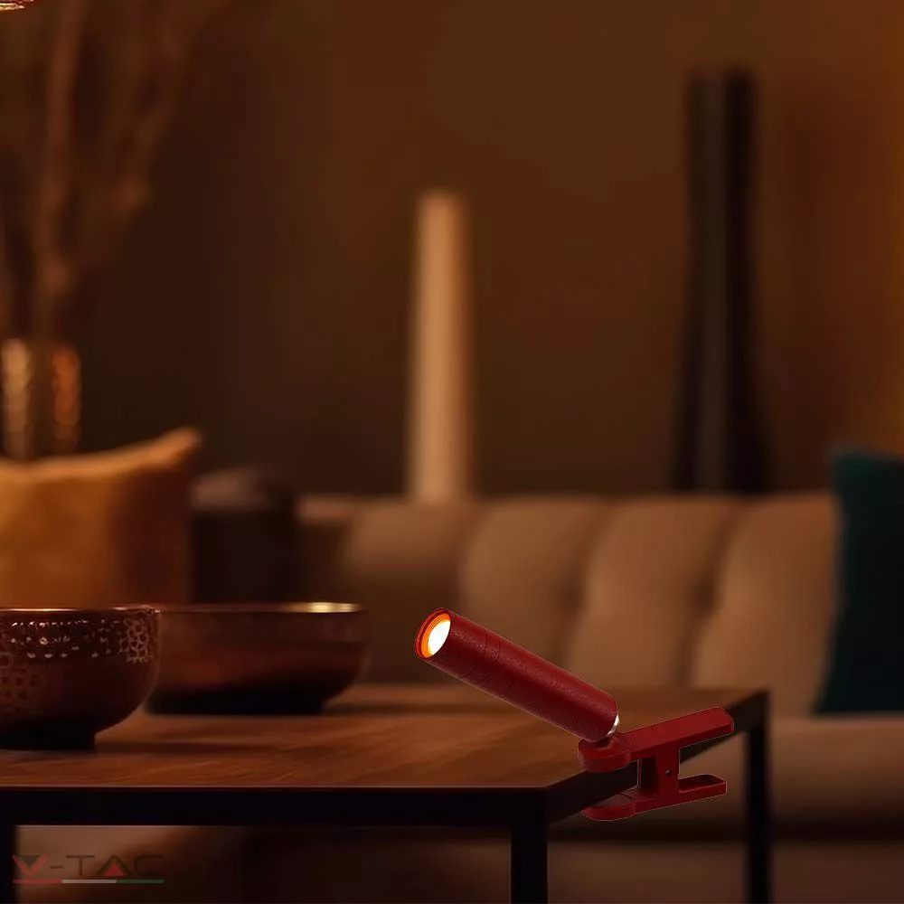 3W LED Mágneses 3in1 piros asztali lámpa 4000K - 23043 3W LED Mágneses 3in1 piros asztali lámpa 4000K - 23043