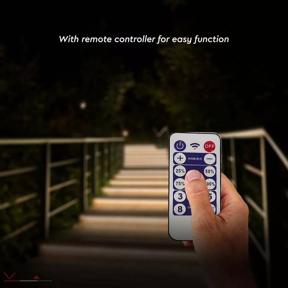 Napelemes LED szalag szett SMD2835 - 60 LED/m IP67 Napelemes LED szalag szett SMD2835 - 60 LED/m IP67