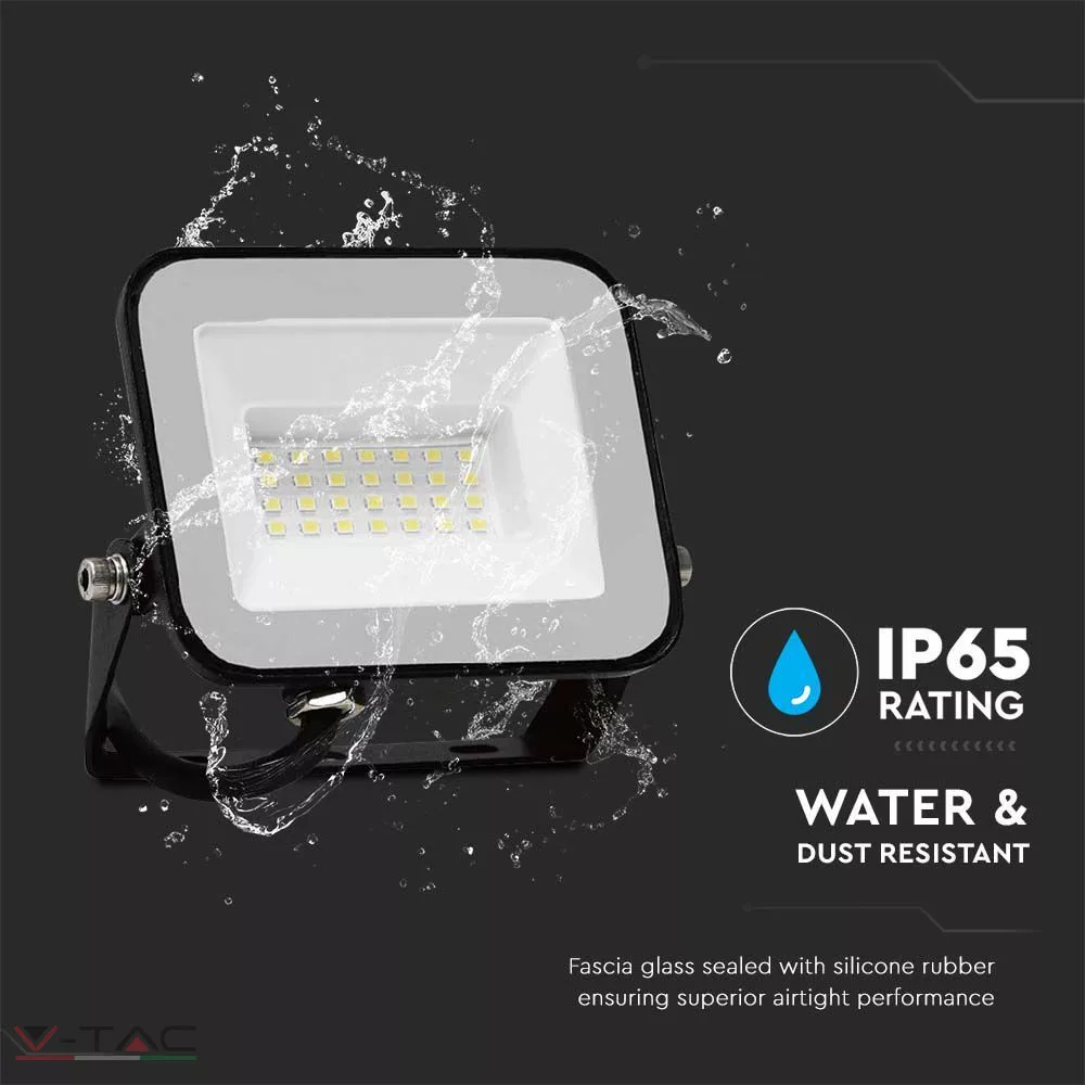20W LED reflektor Samsung chip fekete IP65 20W LED reflektor Samsung chip fekete IP65
