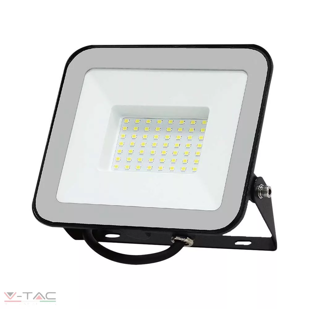 HelloLED 50W LED reflektor Samsung chip fekete IP65 V-Tac HelloLED 50W LED reflektor Samsung chip fekete IP65 V-Tac