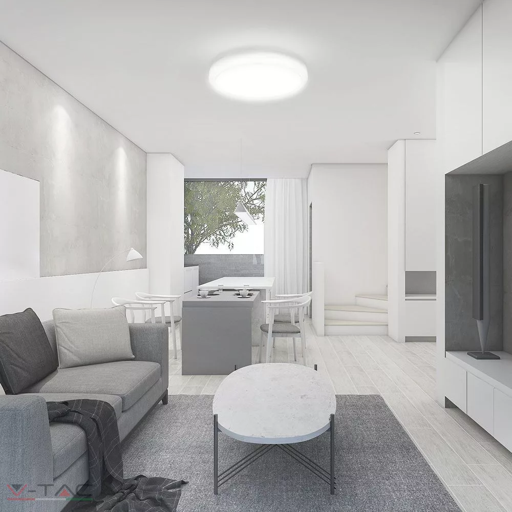 HelloLED 18W LED mennyezeti lámpa kerek fehér IP44 HelloLED 18W LED mennyezeti lámpa kerek fehér IP44