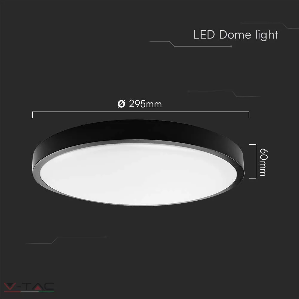 36W LED Mennyezeti lámpa kör fekete IP44 36W LED Mennyezeti lámpa kör fekete IP44