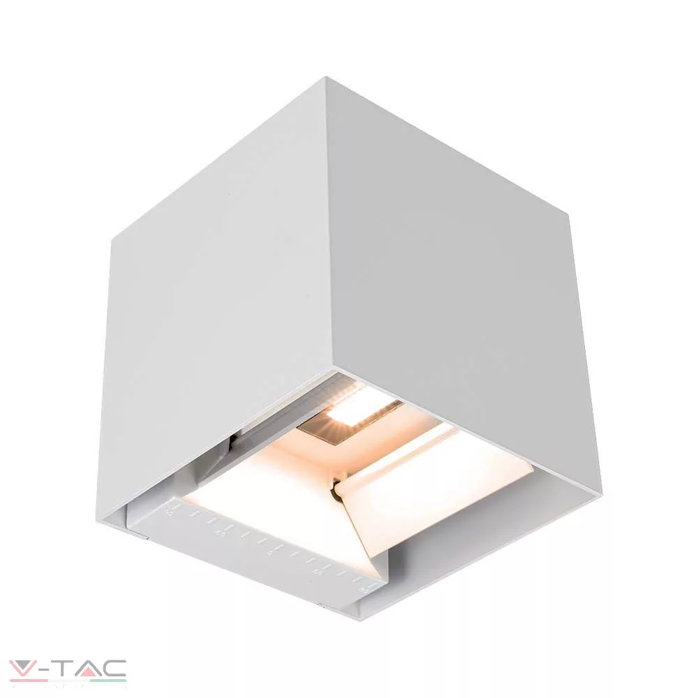 9W COB LED napelemes fali lámpa 1x2600mAh fehér IP65 9W COB LED napelemes fali lámpa 1x2600mAh fehér IP65