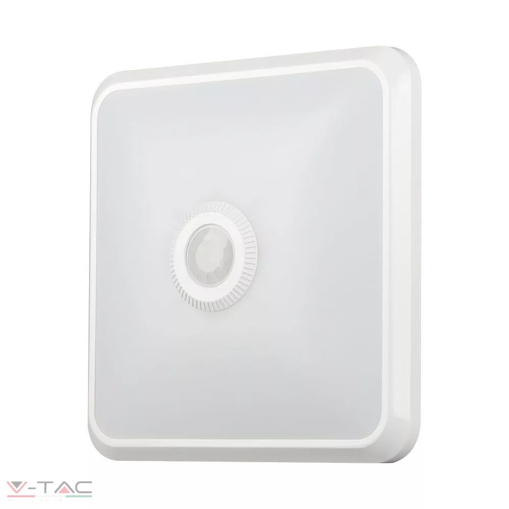12W LED mozgásérzékelős mennyezeti lámpa SAMSUNG chip 3IN1 négyzet fehér - 23419 12W LED mozgásérzékelős mennyezeti lámpa SAMSUNG chip 3IN1 négyzet fehér - 23419