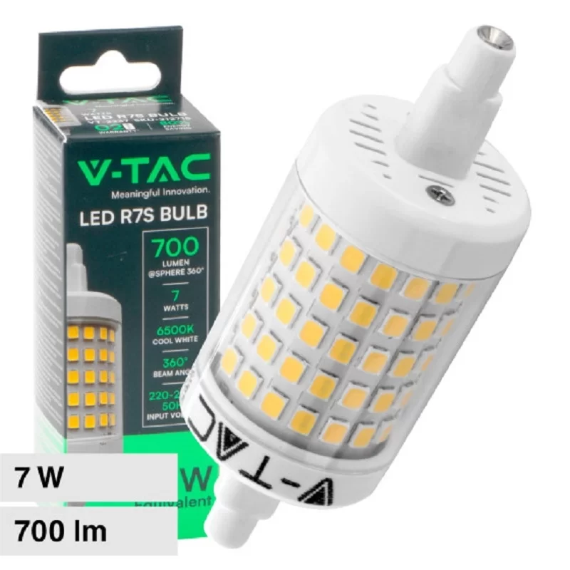 7W LED izzó - R7S 78mm 7W LED izzó - R7S 78mm