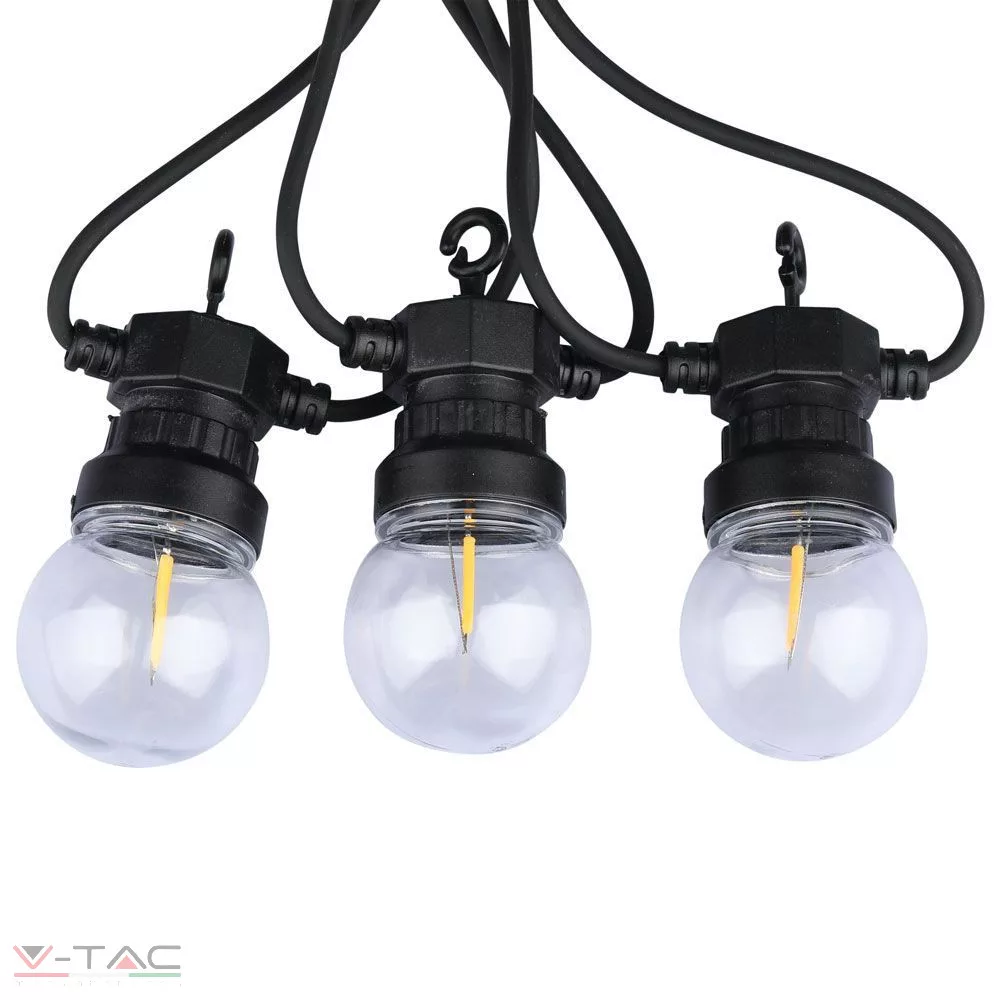 4W fűzér lengőaljjal és dugvillával meleg fehér 5 méter - 212728 4W fűzér lengőaljjal és dugvillával meleg fehér 5 méter - 212728