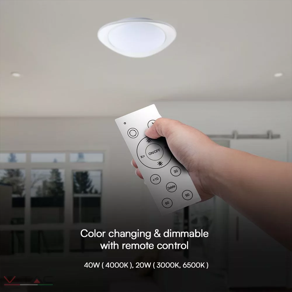 20W/40W/20W Mennyezeti lámpa absztrakt design - 23593 V-TAC 20W/40W/20W Mennyezeti lámpa absztrakt design - 23593 V-TAC