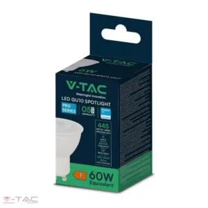 6W LED spotlámpa GU10 lencsés 38° V-TAC