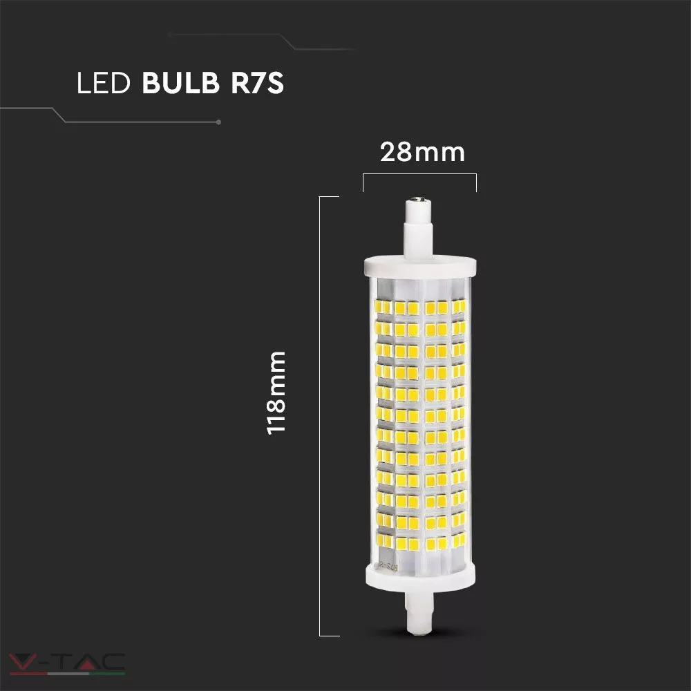 16W LED izzó - R7S 3000K V-TAC 16W LED izzó - R7S 3000K V-TAC