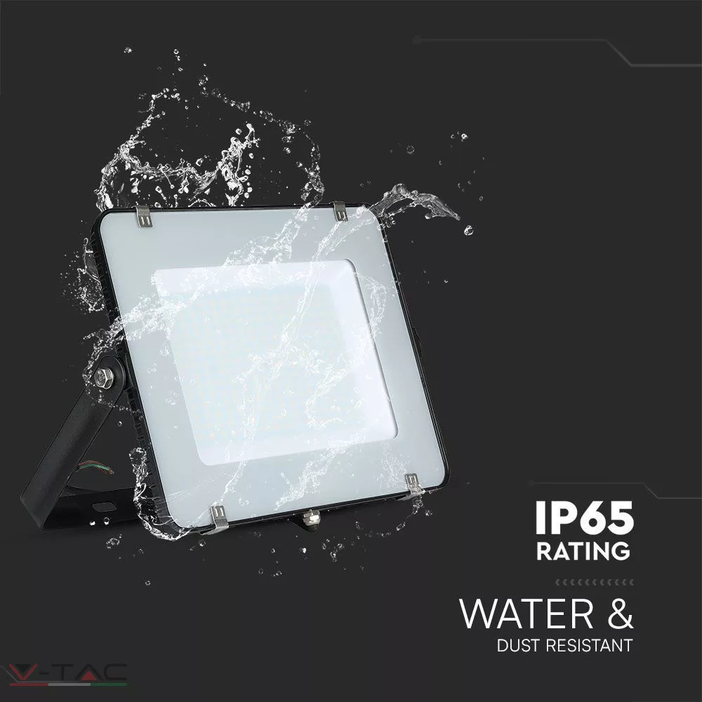 200W fekete LED reflektor Samsung chip 4000K - 21418 V-TAC 200W fekete LED reflektor Samsung chip 4000K - 21418 V-TAC