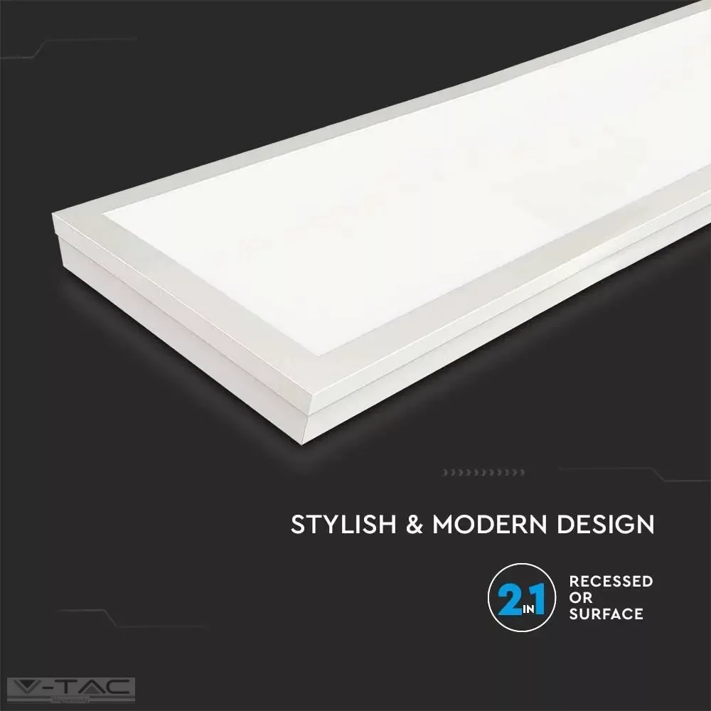 40W 2in1 LED panel 1200 x 300 mm-es 4400lm beépített driverrel 40W 2in1 LED panel 1200 x 300 mm-es 4400lm beépített driverrel